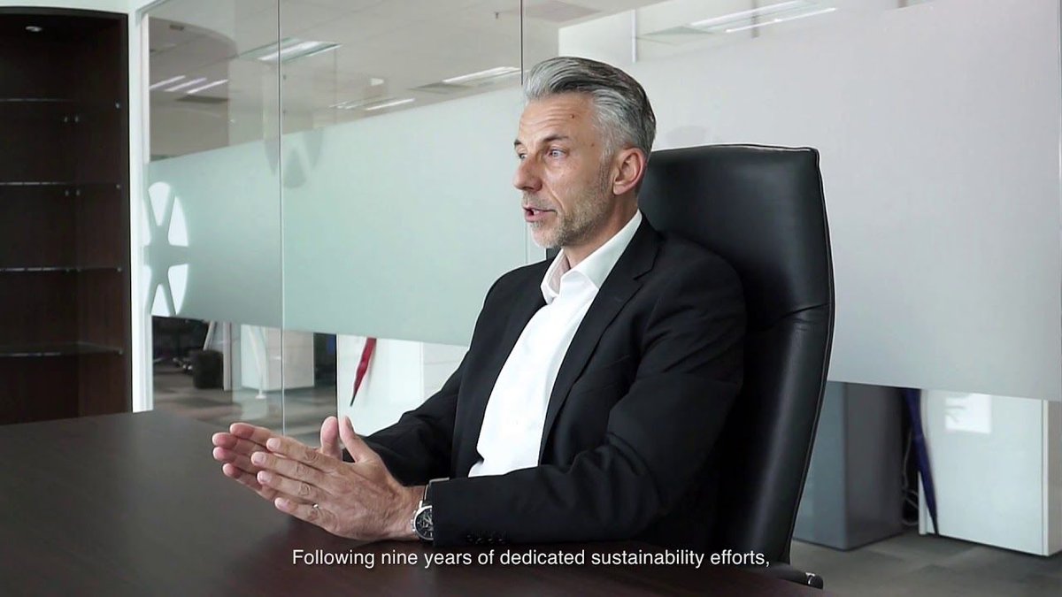 Today, we invited Mr. Gerald Talhoff, Vice President of Global Manufacturing, to share on the progress of our 2020 targets, the company's commitment to conserving planetary resources: youtu.be/p6U9sPQ0WMc

#Sustainability   #Sustainability2018   #DyStar