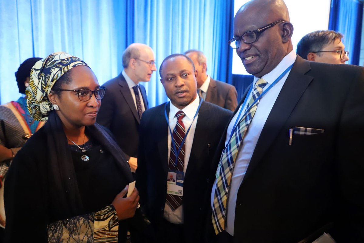 ubasanius's tweet photo. A key focus of a session I attended at the IMF was on debt transparency &amp; how it can lead to better development outcomes. Minister @FinMinNigeria, @ZShamsuna who was one of the panelists, spoke on Nigeria’s effort to improve transparency in the acquisition &amp;management of our debt https://t.co/9iFjIW5CQr