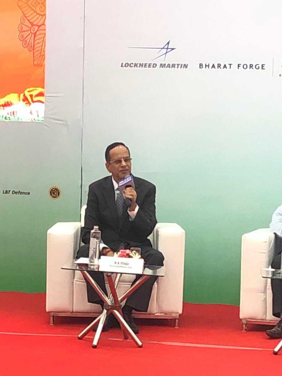 IDEEAIndia's tweet photo. Mr. R.K. Tyagi, Former Chairman, HAL, talks about India's potential to enhance exports and welcomes fellow panelists to share their views at the 4th Defence Attaches' Conclave on Enhancing Defence Capabilities Cooperation.

#DAsConclave #Defence #IDEEA #Export
@BharatShaktiBSI https://t.co/DLv9IXqJX6
