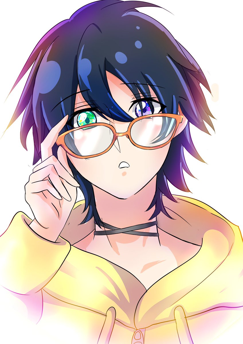 桃子もこ 眼鏡市場コラボの三郎が可愛すぎて いや 結局全員良いのですが ヒプノシスマイク 山田三郎 イラスト好きさんと繋がりたい 絵描きさんと繋がりたい