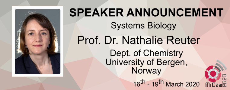 MiComConference's tweet photo. We are happy to announce our second keynote in #systemsbiology @reuter_nathalie from @UiB. Excited to hear you talk about your #research on #proteinmodelling.
@UniJena @JSMC_Info @LeibnizHKI @jenalichtstadt https://t.co/29WqXaFgvh