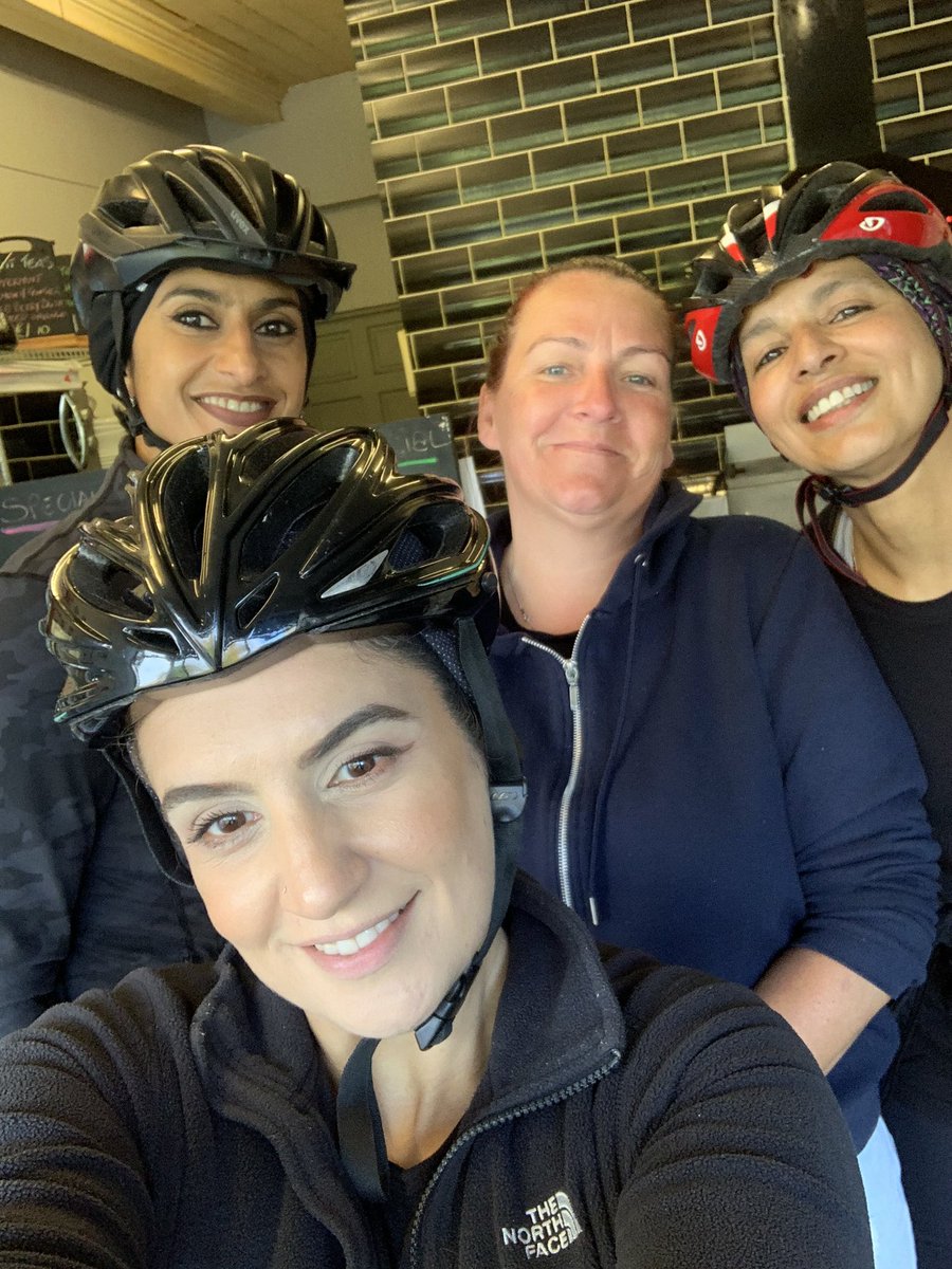 hopon_bike's tweet photo. Excellent turnout for our midweek mums and tots ride despite the rain. Huge thank you to Debbie from AJโs Diner for her lovely hospitality. #OneVisionTwoWheelsThreeWomen #inspirational #cyclinglife https://t.co/4sbvCAYuVl