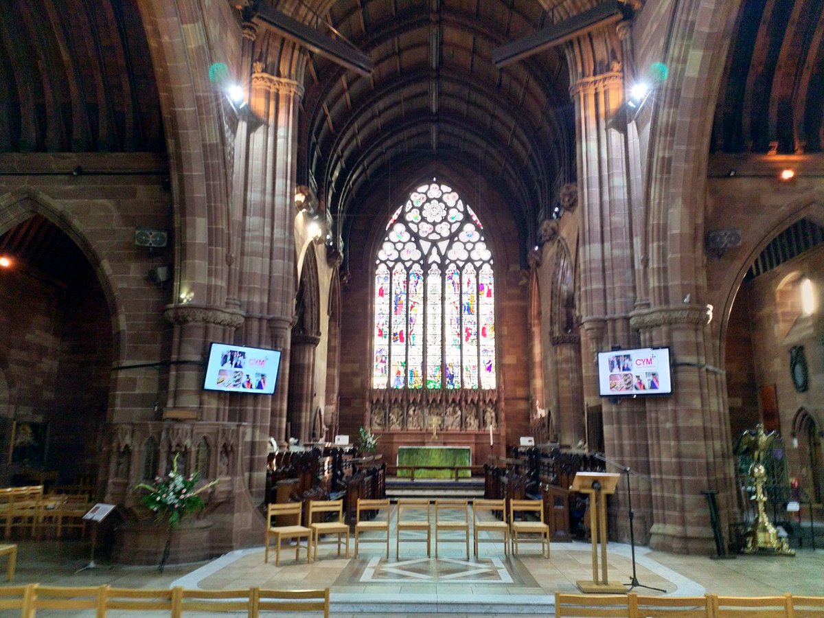 Beautiful venue for our @mcymnews graduation St Martin's in the Bullring #transformativetraining #tramsforminglives