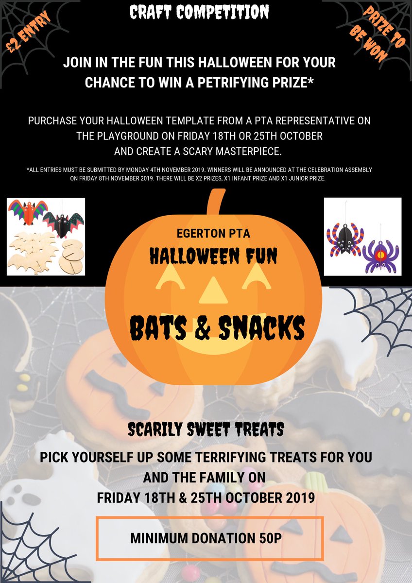 We have a fun craft competition for the children of <a href="/EgertonPrimary/">Egerton Primary</a> launching today. See us on the playground at pick up to learn more #fundraising #schoolfundraising #schoolfun