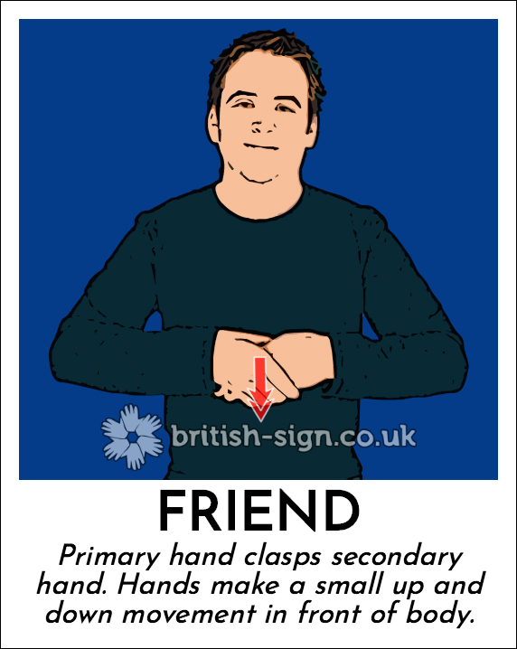 BritishSignBSL's tweet photo. Today's #BritishSignLanguage sign is: FRIEND - #BSL - https://t.co/Nfh3klgk7g https://t.co/tz5QjUHHmk
