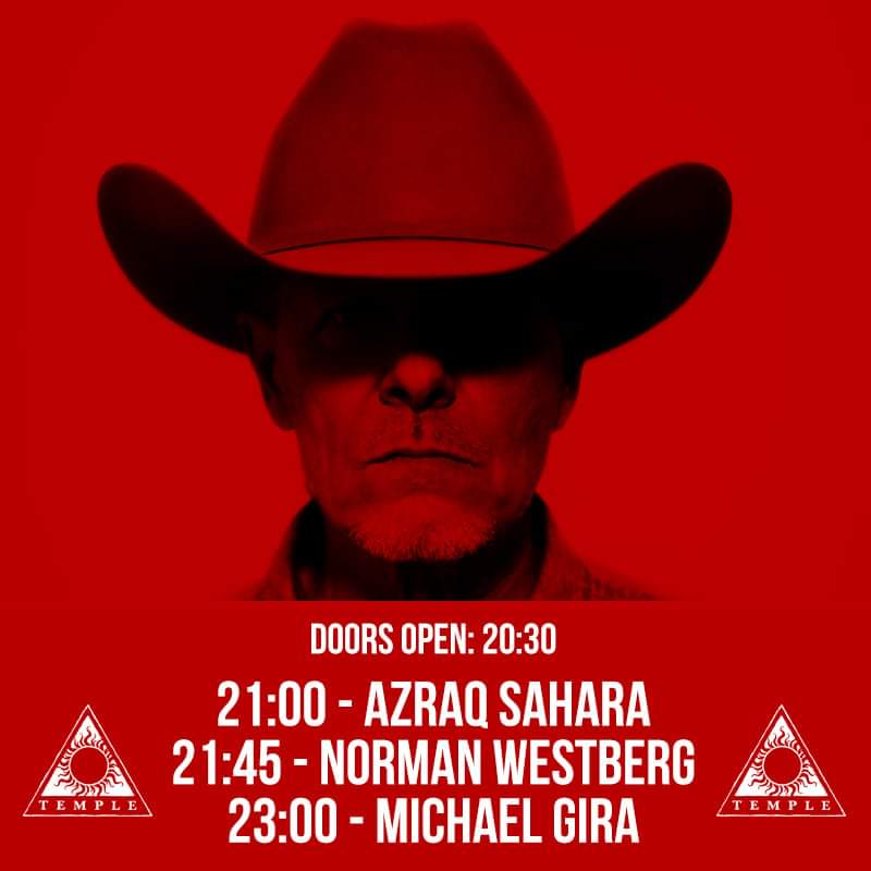 azraqsahara's tweet photo. 🔥🔥🔥 Tonight's timetable for my gig with Michael Gira &amp; Norman Westberg of the legendary Swans!

#athens #azraqsahara #michaelgira #normanwestberg #swans #desertgoth #theseasonofthewitch #templeathens https://t.co/etyrS573BI