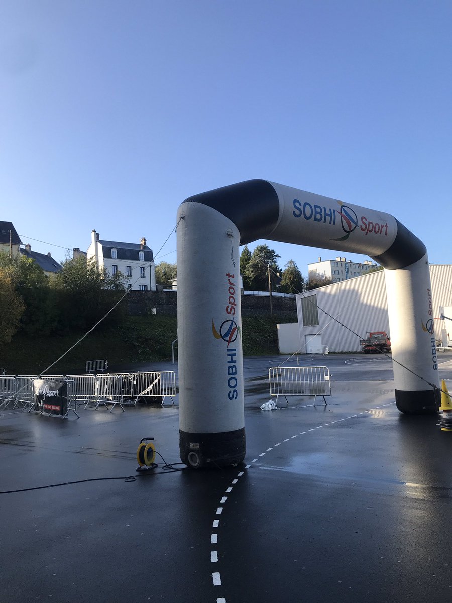 Préparation du cross du collège de cet après-midi