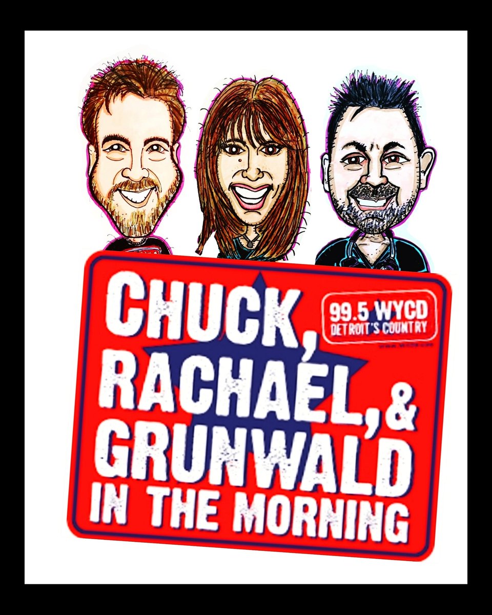 Good Morning Gang! <a href="/995WYCD/">99.5 WYCD</a> <a href="/RachaelWYCD/">Rachael Hunter</a> <a href="/Stevegrunwald/">Steve Grunwald</a> Chuck #fanartfriday #countrymusic #Drawing #FanArt ✍🤠🎸🎶🎶
