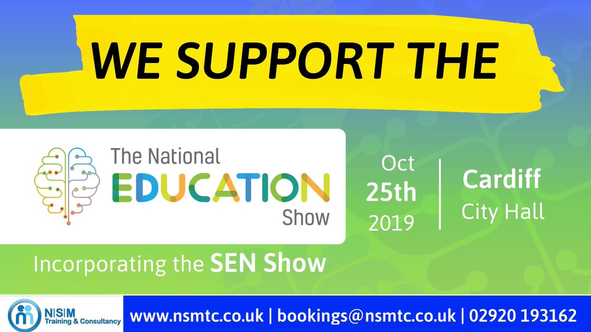 nsmtc's tweet photo. 📚LESS THAN A WEEK TO GO!!!!📚Did you know that we support the NATIONAL EDUCATION SHOW? With over 40 seminars, 150 exhibitor stands - it's going to be an amazing educational day! #seeyouthere #NESCYMRU #cardiff #nsmtc #dayforeducation https://t.co/ZRrb7vER0l