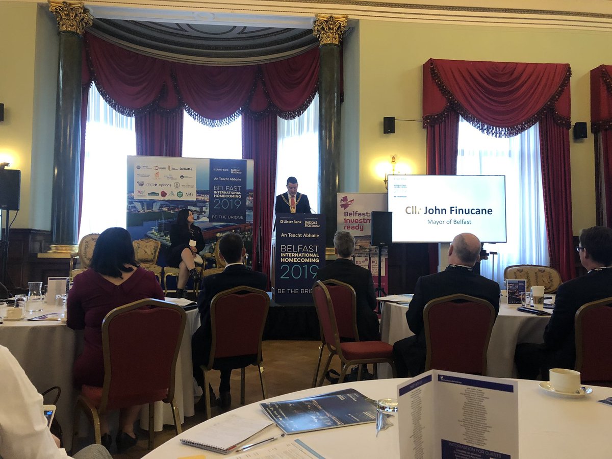 Great experience attending Belfast International Homecoming Business and Investment Conference. <a href="/BelfastHome/">Belfast International Homecoming</a> #bethebridge