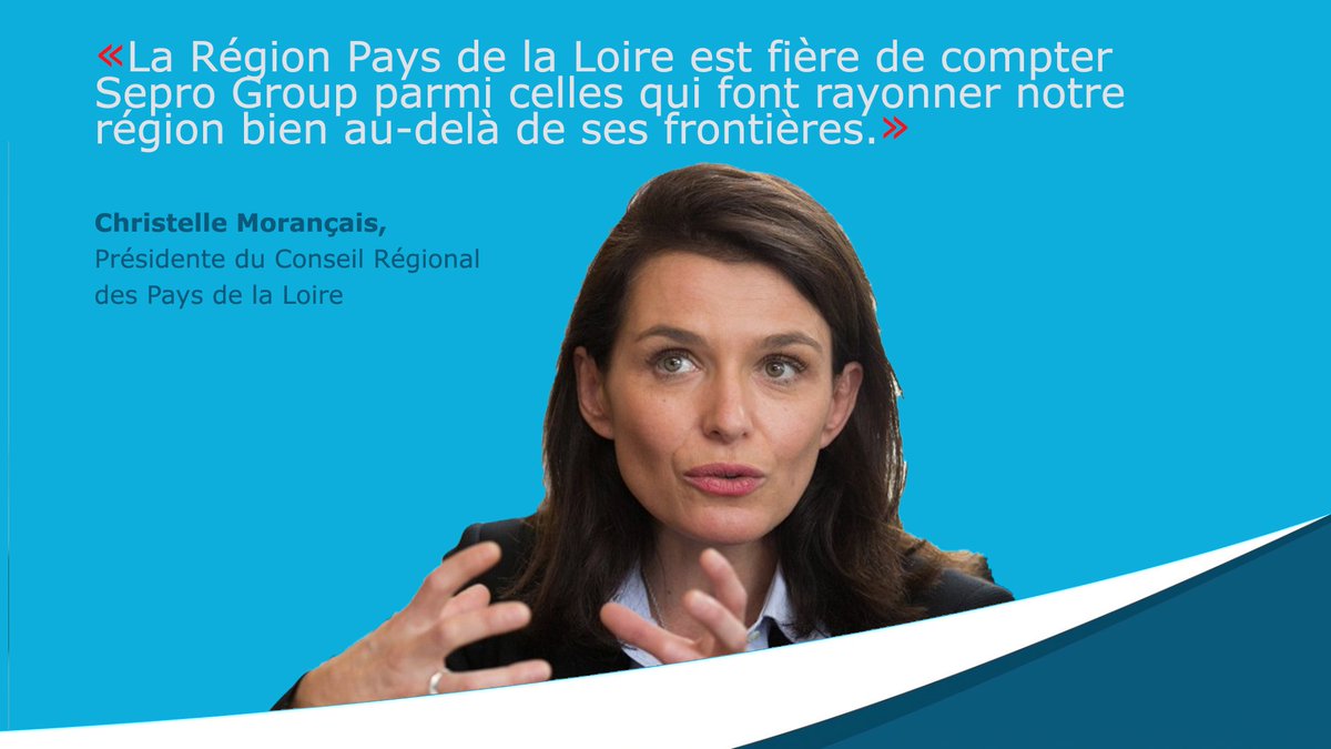 SeproGroup's tweet photo. Sepro bénéficie du soutien de la Région @paysdelaloire pour sa présence à #K2019. "La Région Pays de la Loire est fière de compter cette entreprise vendéenne parmi celles qui font rayonner notre région bien au-delà de ses frontières" https://t.co/MBAgkK5AGX #ExperienceFullControl https://t.co/prKDXAf1s7