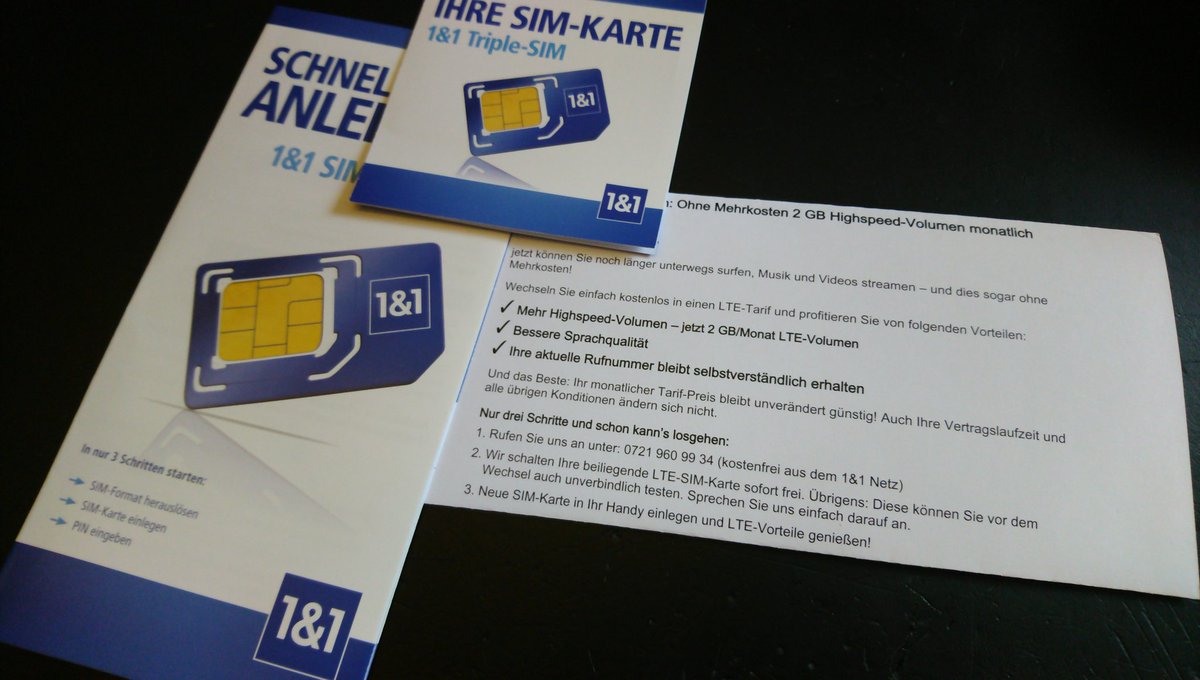 Falk Garbsch 1und1 Hat Mir Jetzt Schon Zum 2 Mal Ne Lte Sim Geschickt Leider Hat Man Mir Bei Meinem Letzten Umstellungsversuch Schon Mitgeteilt Dass Ich Einer Gesprachsaufzeichnung Nicht Widersprechen Kann