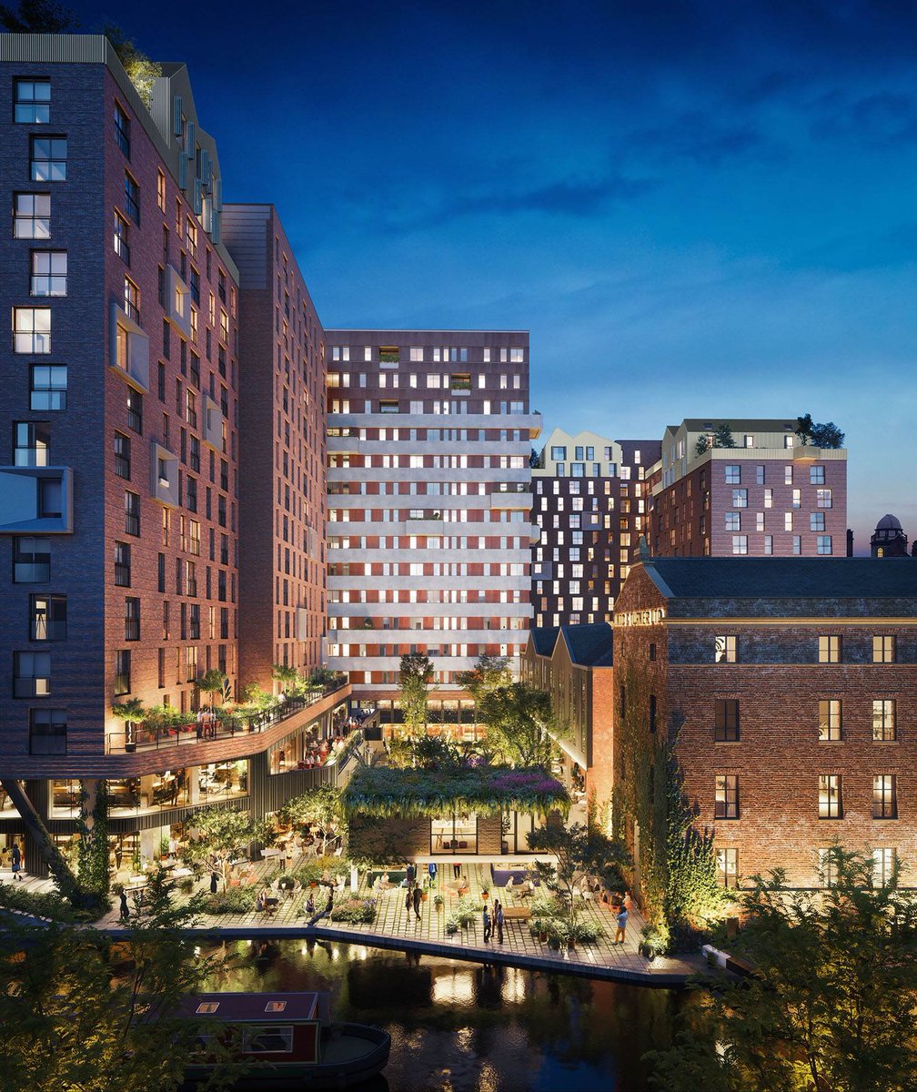 designverse1's tweet photo. 【 #designverse #VerseFocus #architecture #design  】
☺️#Mecanoo — KAMPUS. The architecture expresses the individual building blocks with variations in height to make each facade legible.
☺️For details, https://t.co/t17avk7kww
#architecturedesign #neighbourhood #Manchester https://t.co/tCVRGupr67