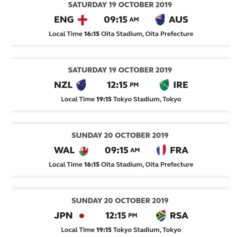 carluccis_CT's tweet photo. Carlucci's will be screening all rugby games happening this weekend 🏉

Come and enjoy an ice-cold beer or Whitley Neil gin &amp; tonic while watching the rugby! 🍹🍻
•
#carluccis #carluccismeerendal #carluccisblouberg #rugby #rugbyworldcup #worldcup #sprinkboks #cbc #whitleyneil https://t.co/iBI1ew2vgX