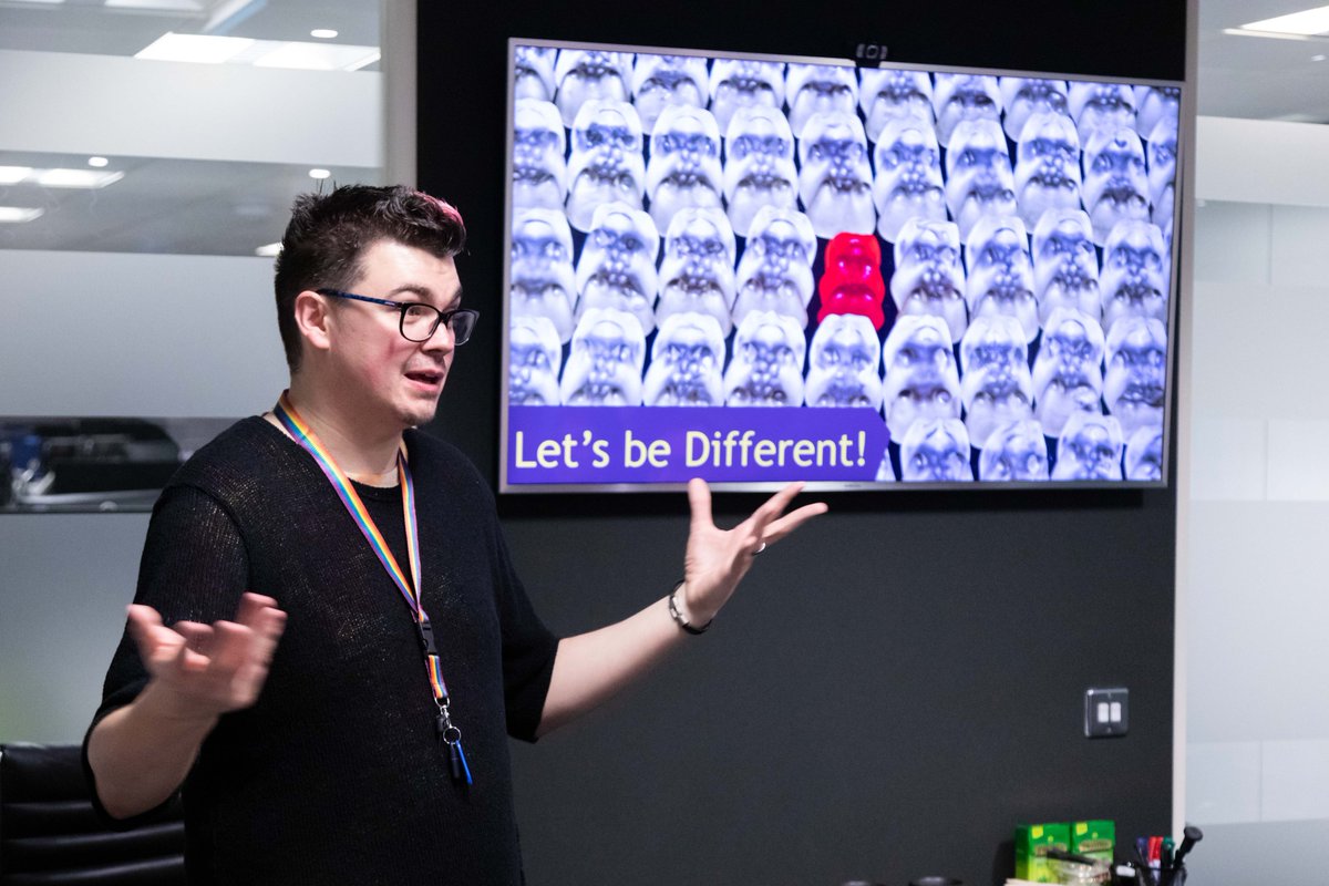 Scott_Logic's tweet photo. We were delighted to host @QCLdn last night for two great talks. Callum Akehurst-Ryan explained why socially designed systems and products have much greater potential for success when they consider the viewpoints of the whole of society, not just the prevailing monoculture. https://t.co/HQDrNQ0Bz3