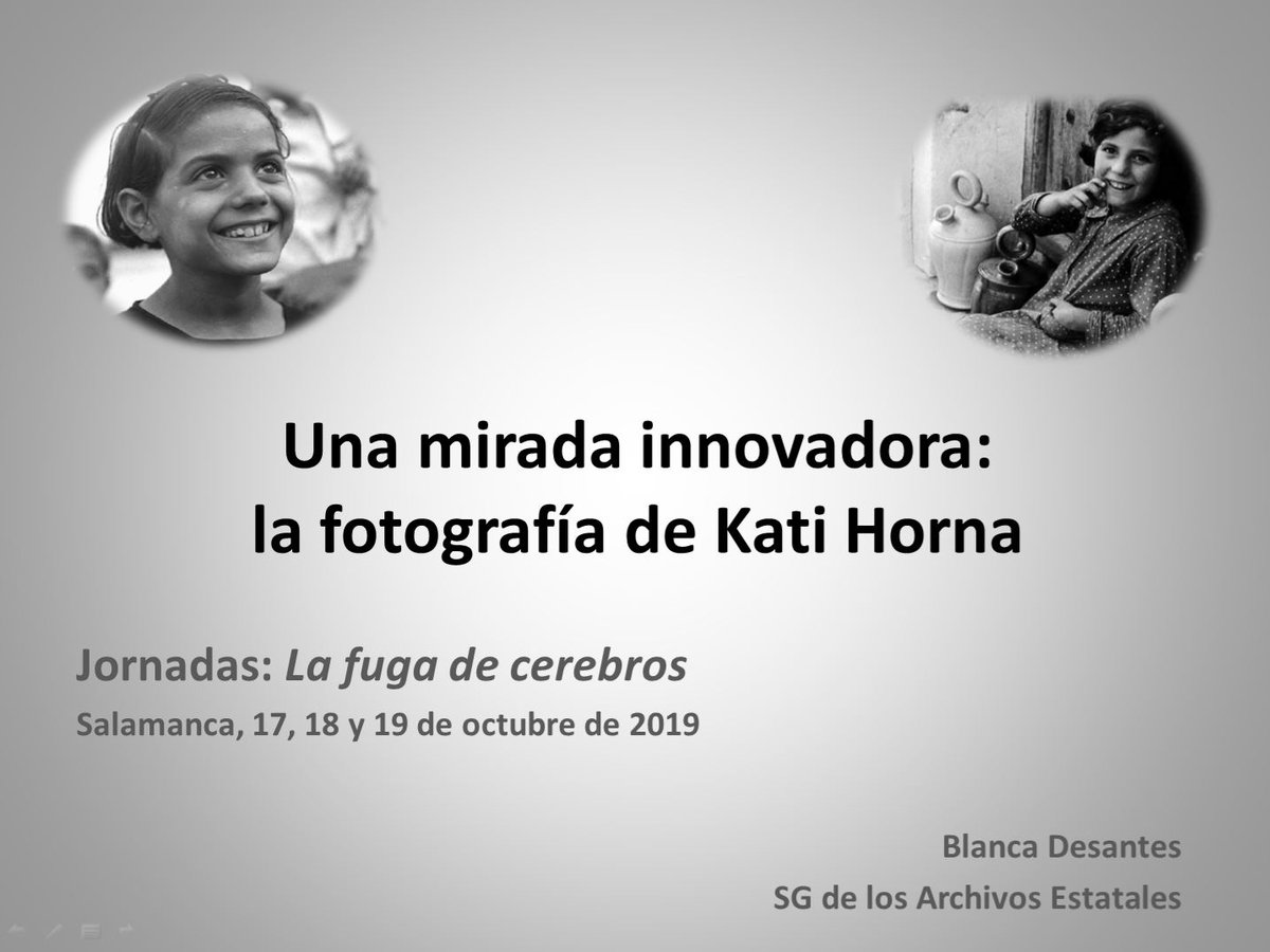 <a href="/EducacionUsal/">Facultad de Educación USAL</a> <a href="/usal/">Universidad de Salamanca</a> @UCM_fghis <a href="/unicomplutense/">Complutense</a> @DFEspanyola <a href="/UABBarcelona/">Universitat Autònoma de Barcelona</a> <a href="/GEXEL4/">GEXEL</a> <a href="/culturagob/">Ministerio de Cultura</a> <a href="/justiciagob/">Ministerio de la Presidencia, Justicia y R. Cortes</a> <a href="/FilologiaUsal/">Filología USAL</a> <a href="/CeltasCortos/">Celtas Cortos</a> <a href="/CSICdivulga/">CSIC Divulga</a> <a href="/bibliotecasCSIC/">Red de Bibliotecas y Archivos del CSIC</a> <a href="/casaconchas/">Biblioteca Salamanca</a> <a href="/LaGacetaSA/">La Gaceta de Salamanca</a> <a href="/AsociacionACAL/">Archiver@s de CyL</a> <a href="/AcalRep/">Reporteros de ACAL</a> <a href="/aytoSalamanca/">Ayuntamiento Salamanca</a> <a href="/culturacyl/">Cultura Castilla y León</a> <a href="/Salamanca_ven/">Turismo Salamanca</a> <a href="/CSIC/">CSIC</a> <a href="/upsa/">UPSA</a> <a href="/IesVaguada/">IES_Vaguada</a> <a href="/educaINTEF/">Educación INTEF</a> <a href="/educaciongob/">Ministerio de Educación, FP y Deportes</a> <a href="/ArchiverosAST/">Archiveros de Asturias (AAPA)</a> <a href="/gamm_archiveros/">GAMM_Archiver@s</a> <a href="/PatrimonioCM/">Patrimonio Histórico y Archivos▪️Comunidad Madrid</a> <a href="/arxivers/">Arxivers Valencians</a> <a href="/aaaArchiveros/">aaa - Archiveros</a> <a href="/ArchiverosEx/">Archiveros Extremadu</a> <a href="/Noticias_Aemic/">AEMIC</a> <a href="/f_indaprieto/">Fundación Indalecio Prieto</a> <a href="/flargocaballero/">Largo Caballero</a> <a href="/archivoFPI/">Archivo de la Fundación Pablo Iglesias</a> <a href="/ccemx/">Centro Cultural de España México</a> <a href="/IMEXEsp/">Instituto Cultural de México en España</a> <a href="/casamerica/">Casa de América</a> <a href="/archivo_uah/">Archivo UAH</a> <a href="/Exiliorepublic1/">Exilio Republicano</a> <a href="/des_exilio/">Descendientes Exilio</a> <a href="/AGNMex/">AGNMéxico</a> <a href="/AGNArgentina/">Archivo General</a> <a href="/largocaballerof/">Fundación Francisco Largo Caballero</a> #LaFugaDeCerebros #CDMH - <a href="/usal/">Universidad de Salamanca</a> #Salamanca #18Oct
Ponencias III. Las fuentes del #exilio. #Fotografía
📌 Blanca Desantes Fernández, Subdirección General de los <a href="/ArchivosEst/">Archivos Estatales</a> <a href="/culturagob/">Ministerio de Cultura</a>
✏️Una mirada innovadora: la fotografía de #KatiHorna
+sobre #KatiHorna👉bit.ly/2VRI8K7