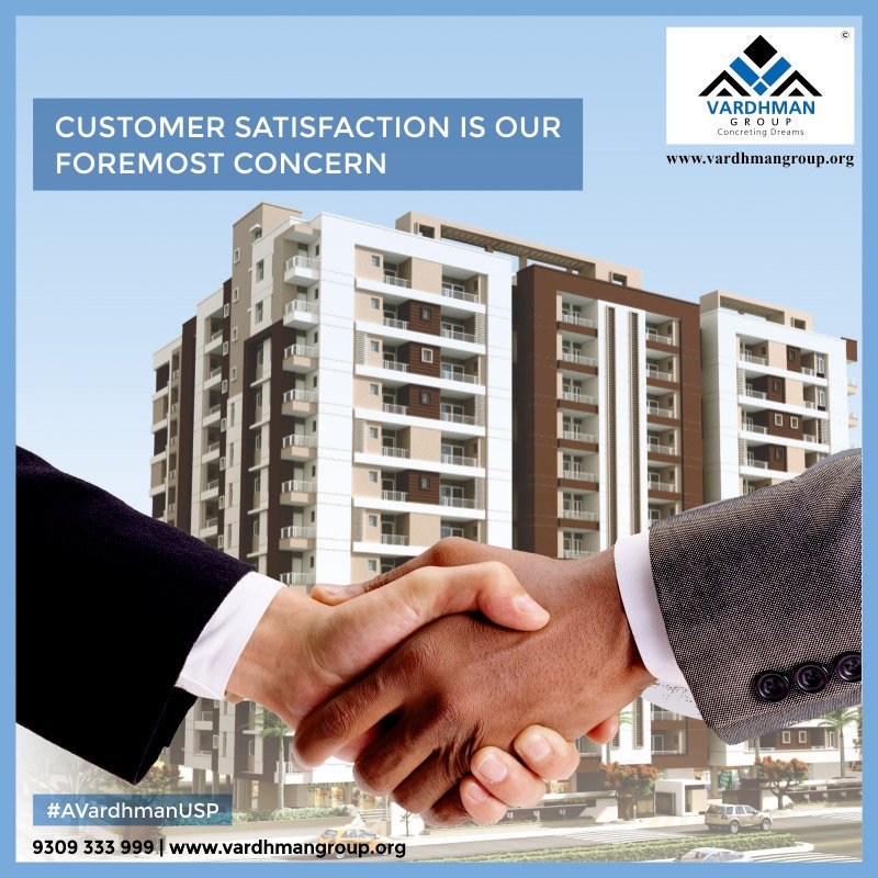 GroupVardhman's tweet photo. “Customer is King” – Vardhman Group truly believes in this mantra as customer satisfaction is what leads a project to the stature of success. Vardhman Group’s every plan is definitely in full compliance to the fulfillment of its customers’ expectations. #AVardhmanUSP
#vardhman https://t.co/rXyZ8b5uPq
