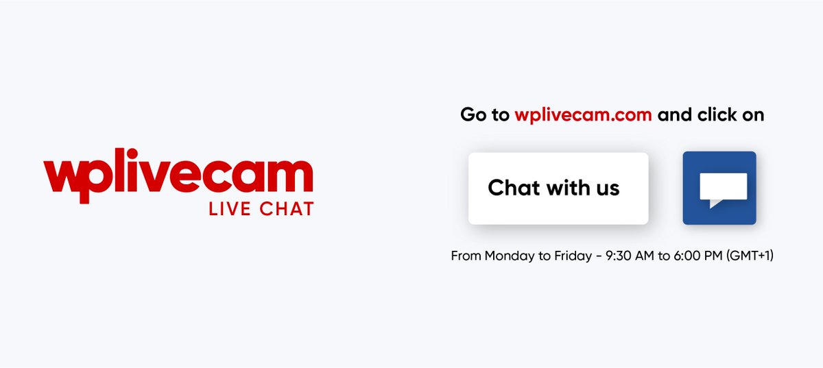 WPLiveCam's tweet photo. You have a question ? You need more information about the theme or simply want to talk during your lunch time 😀? 

Then reach me at : https://t.co/0Y6v65deYy

We are glad to help you ! https://t.co/UEw0ZLsByG