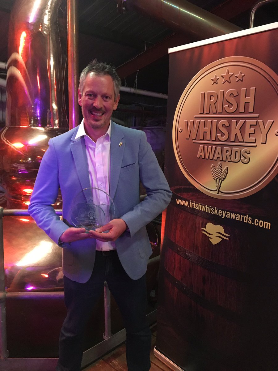 That winning feeling... @Kilbeggan Small batch rye named best new Irish whiskey, Gold medal for @Kilbeggan Single Grain, gold for @TheTyrconnell and @TheTyrconnell 10 year old Port Finish. A great night in @DingleWhiskey at #IWA19 #whiskey #Irishwhiskey #Ireland