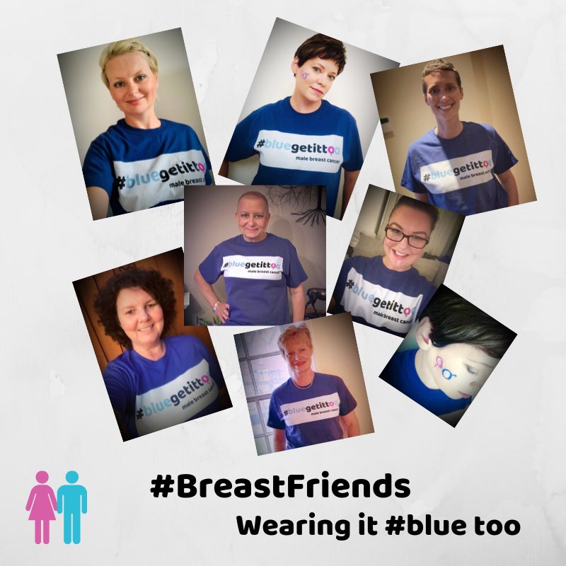 Are you wearing a little #blue today giving a nod &amp; recognition to the Men with #breastcancer Meet a collection of my wonderful #breastfriends These beauties bared their scars for my #bluegetittoo campaign and are so precious to me, in so many ways. Everyone #checkyourbreasts
