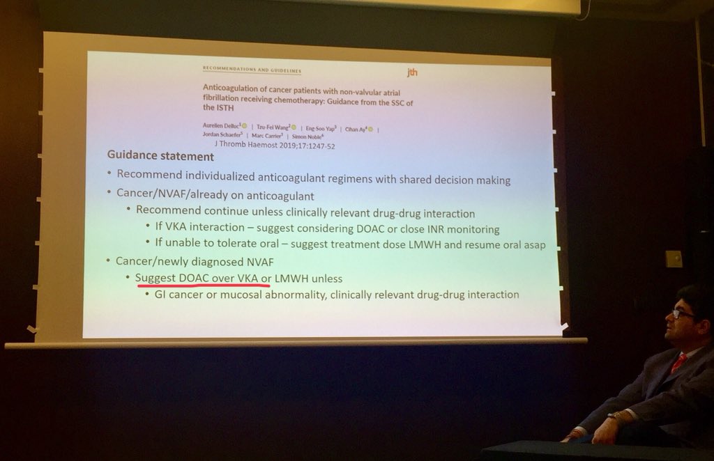 ecocardio_cl's tweet image. DOAC 🔝 over VKA in Atrial Fib (NVAF) in cancer patients @onco_cardiology #ECOS2019 @EuroCardioOnc 👌🏻👍🏻👏🏻