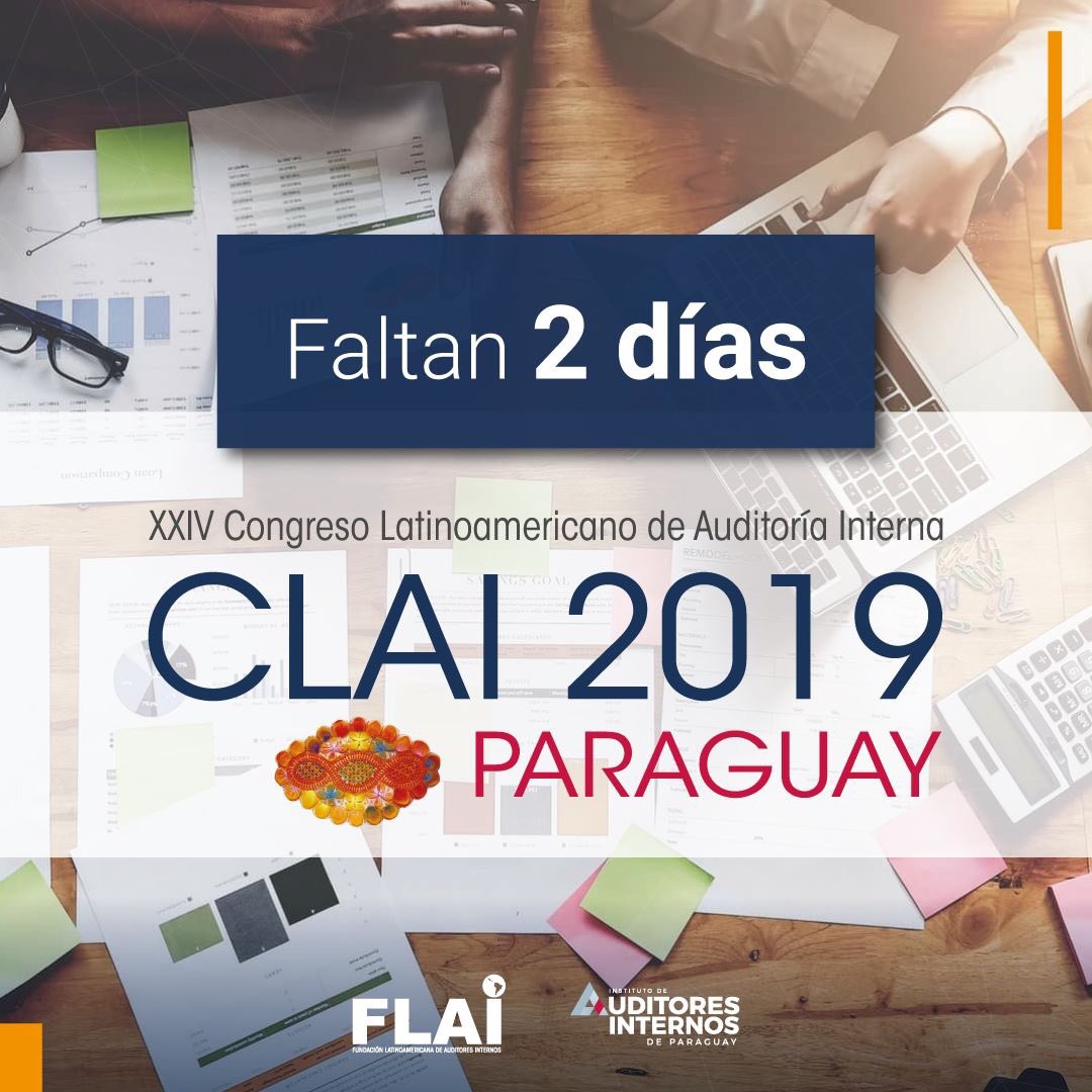 Auditores_LATAM's tweet photo. Nosotros ya estamos con los preparativos para el #CLAI19 ¡Nos vemos en 2 días! 🙌 Esta es su última oportunidad de inscribirse en línea ➡️ https://t.co/8bE8GKqE3A
#clai19 https://t.co/tx8fKolvPZ