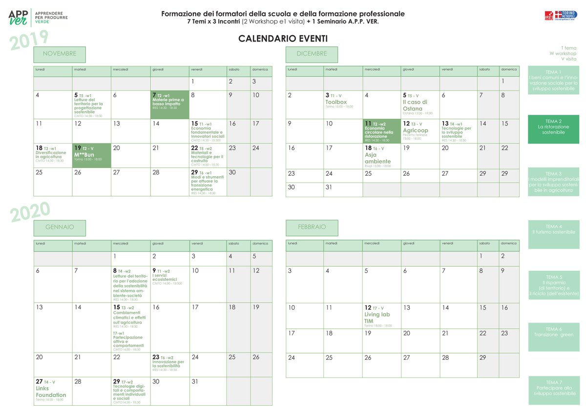 irespiemonte's tweet photo. #APPVER: parte la "formazione per i formatori".
3 incontri per 7 temi #green"
Dal 7 novembre con "La #ristorazionesostenibile"
Iscrizioni fino al 30 ottobre 2019:
appver@cittametropolitana.torino.it
Info https://t.co/ebwEaEOxt3
@CittaMetroTO https://t.co/ERexdd2Fyn