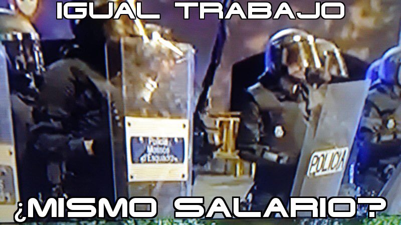 jusapol's tweet photo. Resumimos nuestra reivindicación en una foto

Mismo trabajo Mismo salario ⁉️

👉🏻👉🏻#EquiparacionYa 

#19OctMadrid Ven‼️ https://t.co/shtrZstBMJ