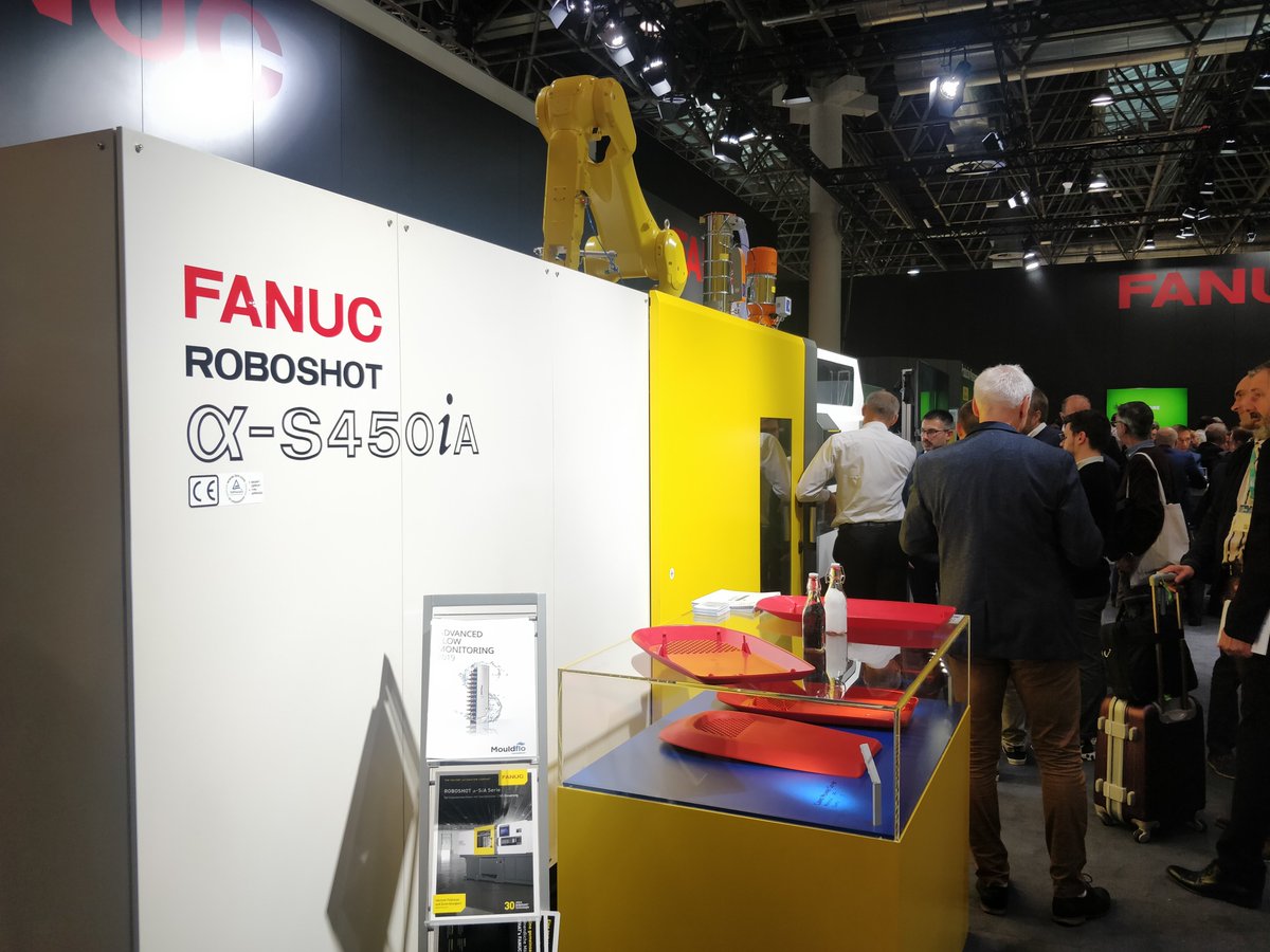 mouldflo's tweet photo. Ready for Plastic Industry 4.0? Make sure you visit FANUC in Hall 14 / A60 at #K2019 to see the Mouldflo Monitoring System work it’s magic. Learn more: https://t.co/3ZacwMMhat https://t.co/nV513dJJYE