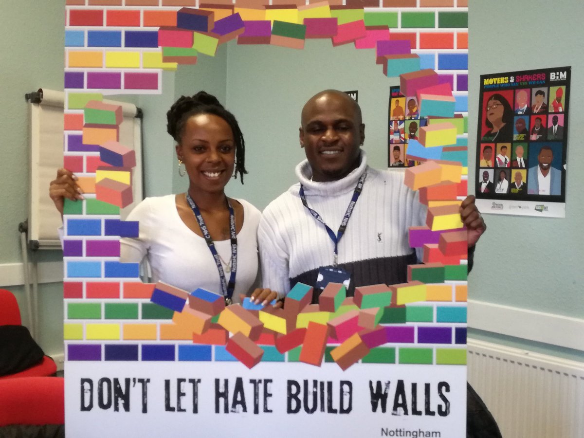 Delegates <a href="/NottsHealthcare/">Nottinghamshire Healthcare</a> #BlackHistoryMonth Conference showing their support towards eradicating hate crime #MoreInCommon #NoPlaceForHate #NottinghamTogether <a href="/BHMNottm/">Black History Nottm</a> @truth_notts #nottshcbme <a href="/AnnettMagore/">Annett Thandiwe Magore</a>