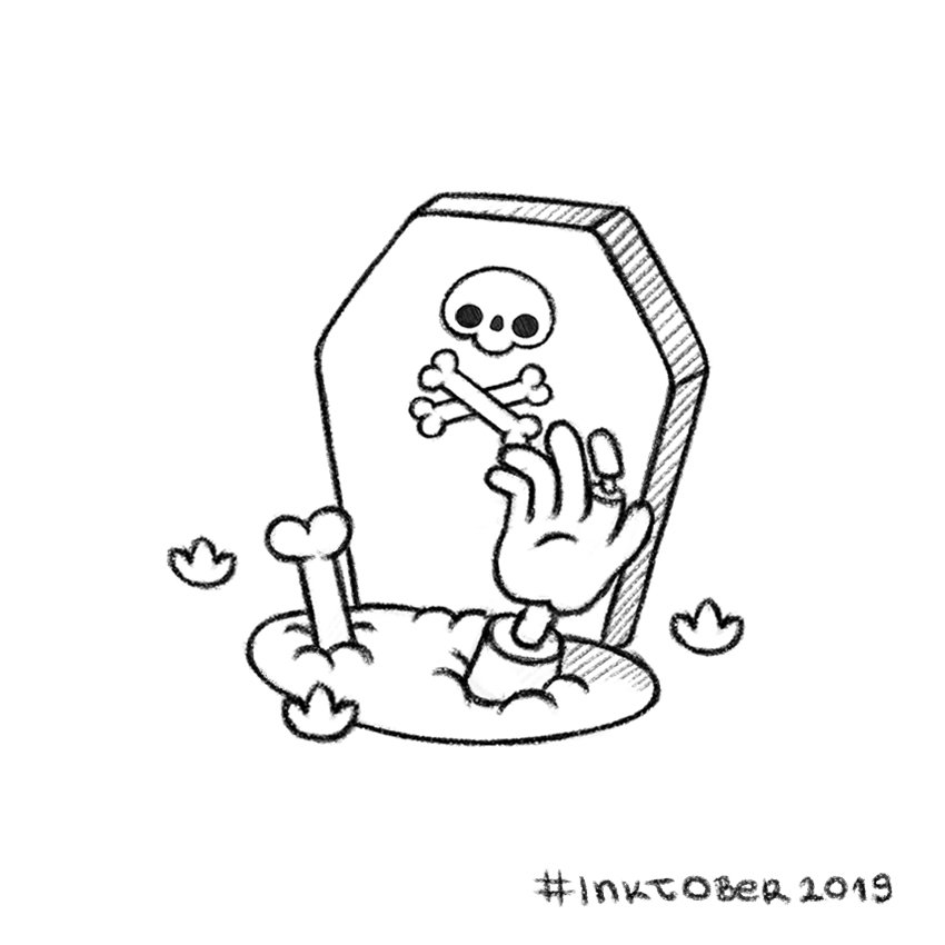 Probably appropriate for the middle of the Inktober🎃. #inktober #inktober2019 #childrensillustration