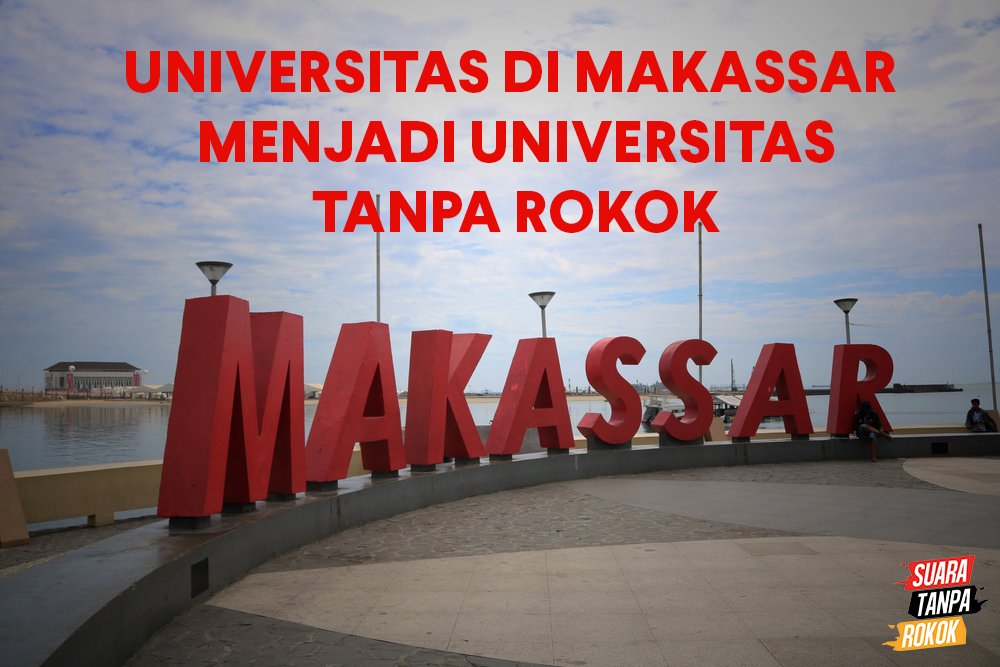 Setelah Universitas Hasanuddin menjadi salah satu universtias yang menerapkan Kawasan Tanpa Rokok, beberapa universitas di Makassar lainnya juga telah menandatangani MoU untuk mempercepat implementasi Kawasan Tanpa Rokok. Selamat! #SuaraTanpaRokok