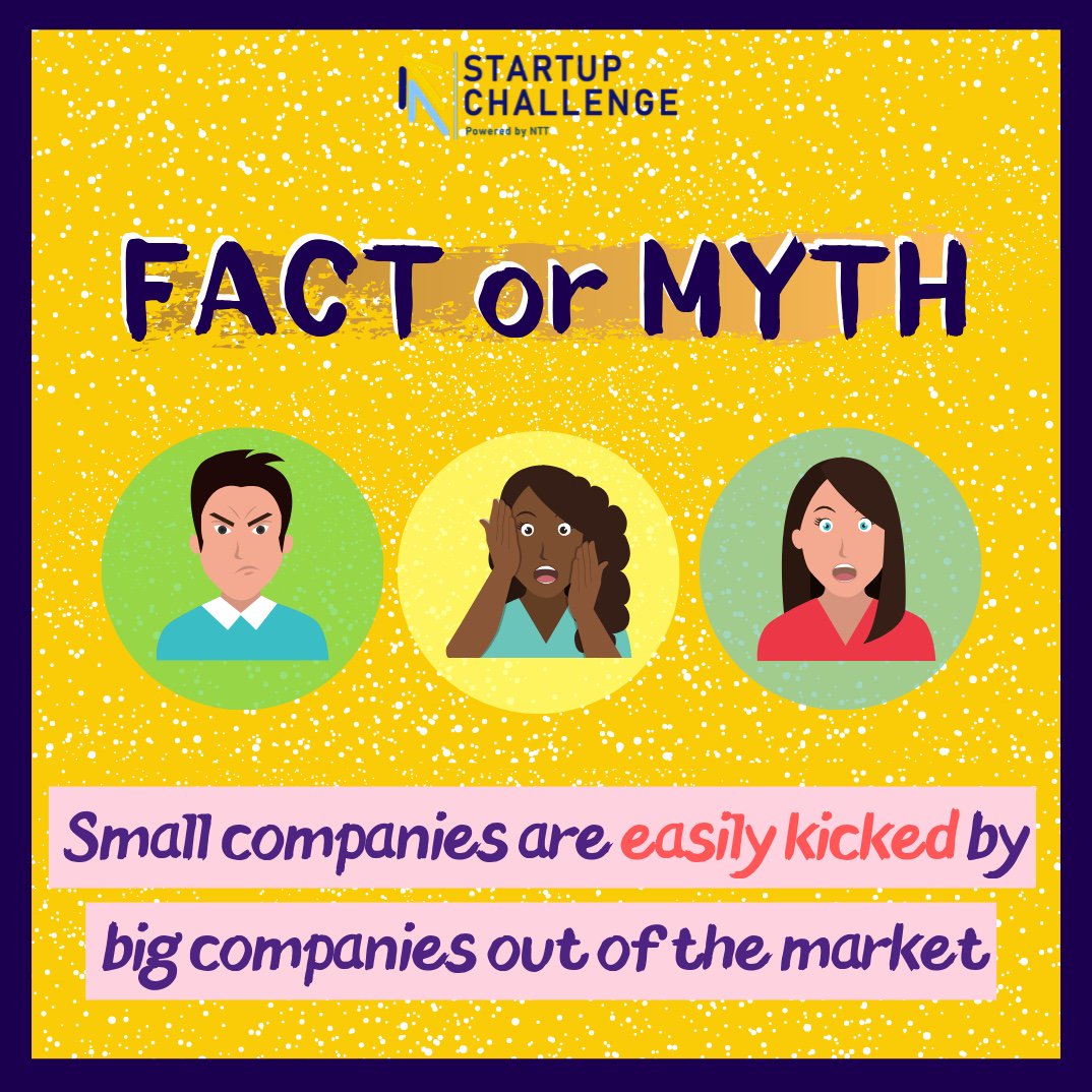 ntt_sc's tweet photo. Are small companies easily kicked by big companies out of the market? The answer is NO, if you build your business in a niche that they ignore.😊
.
.
source : https://t.co/VnP8EJHPXI https://t.co/oGMK6rzlLi