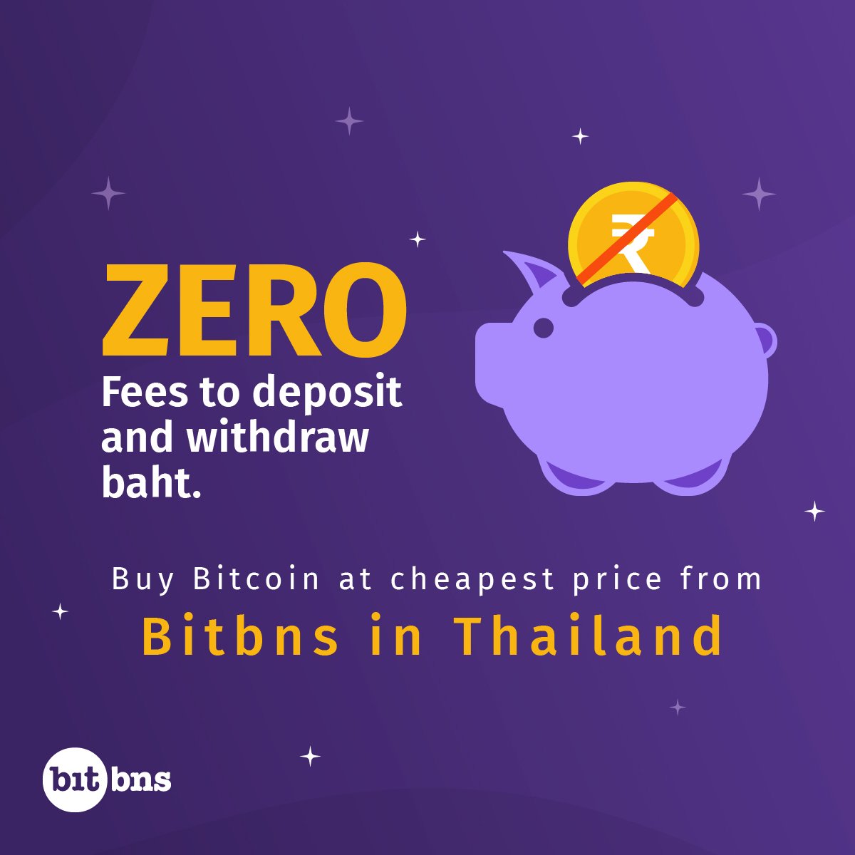 กังวลเกี่ยวกับการจ่ายค่าธรรมเนียมสูงสำหรับการฝากเงินบาทเพื่อซื้อ BTC?

ไม่ต้องกังวล !! ไม่มีค่าธรรมเนียมในการฝากเงินบาทใน bitbns คุณสามารถฝากเงินบาทและซื้อ BTC ในราคาที่ถูกที่สุดในประเทศไทย

ลงทะเบียนที่ Bitbns.com วันนี้