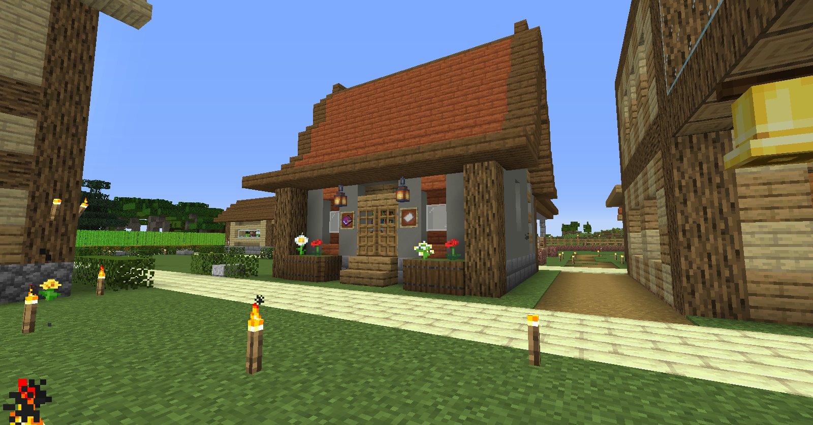 りん ねねちゃんが勉強している間にりんちゃんこつこつとサバイバルのマイクラで建築してみた 司書の仕事場と羊飼いの家 そして農民のための家 少しづつ綺麗にしてる マイクラ建築 サバイバル T Co D1tmelraql Twitter