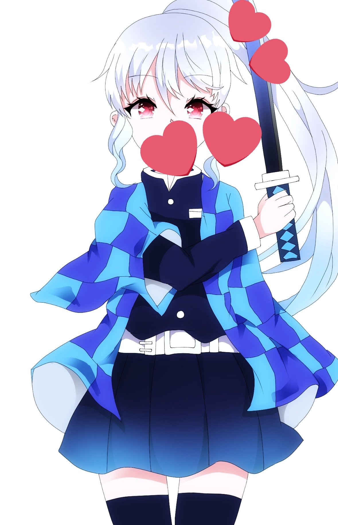 三杯酢もず on X: 依頼で描いたイラストです。 オリジナルのキャラクターに 鬼滅の刃の鬼殺隊の隊服を 着せる的な感じの依頼でした！ 鬼滅の刃めっちゃ好きだから  描いててすっごい楽しかった😳！ t.coMHdy4CDzC4  X