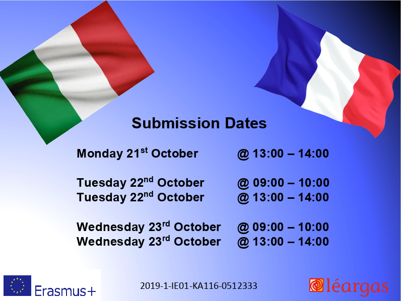 FETCollegeIde's tweet photo. The Erasmus programme is an EU funded programme that organises student exchanges. @CityofDublinETB
Students will get the opportunity to go abroad to Italy & France.
See slideshow.
#erasmusplus #colaisteide #study #leargus #cfe
Visit link below:
https://t.co/auPszrGds5 https://t.co/3y33CFyQih