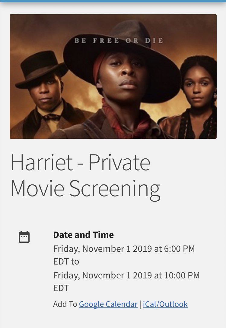 FSUStudentGov's tweet image. Join us on November 1, 2019 for a private screening of Harriet.  Learn the true life store of Harriet Tubman, an American Legend!
tickets only $2 each
 
Co-sponsored by:  BSU, B2B, Dean of Students Office, English Club, MISS, and SGA
