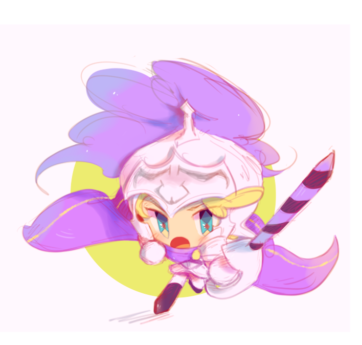 metyusha's tweet image. Sobs no new arts so have my old arts of Knight Cookie 🥺
#cookierun