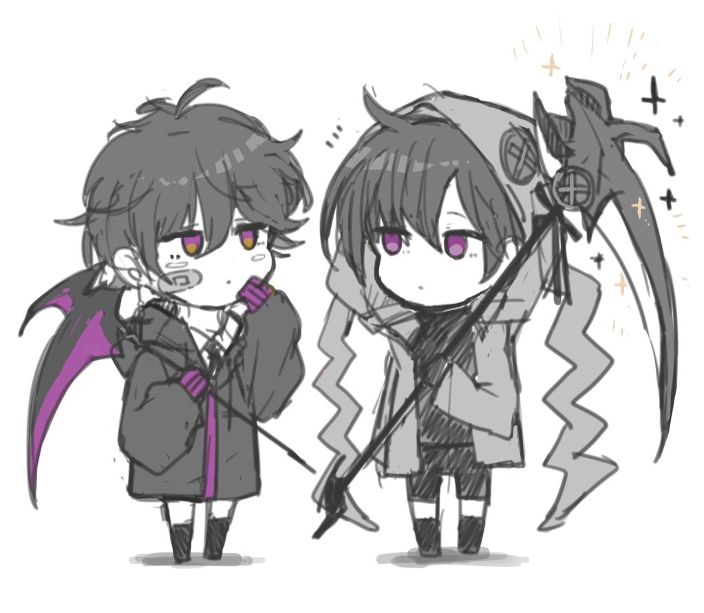 ゆづひ No Twitter ひぇぇぇぇ急いで描きましたこんなものしか描けませんでしたがお納めください 死神くんの持ってる鎌カッコイイ なぁいいなぁと思う鎌くんです ゆづひ No Twitter ひぇぇぇぇ急いで描きましたこんなものしか描けませんでしたがお納めください 死神くんの持ってる鎌カッコイイ なぁいいなぁと思う鎌くんです