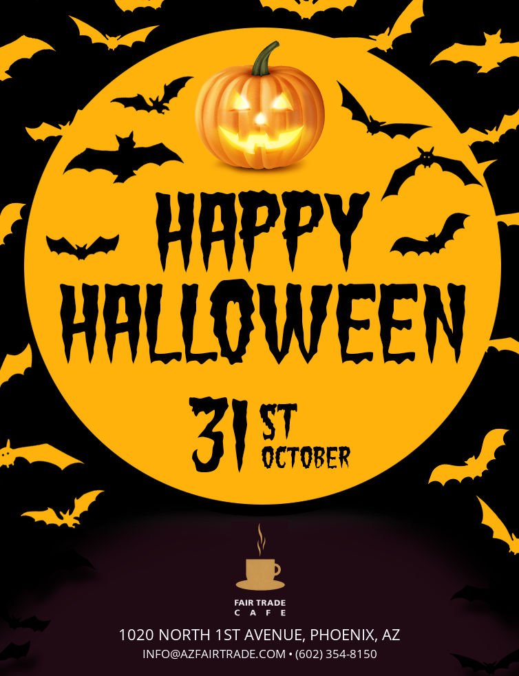 Come enjoy our spookyness this Halloween!