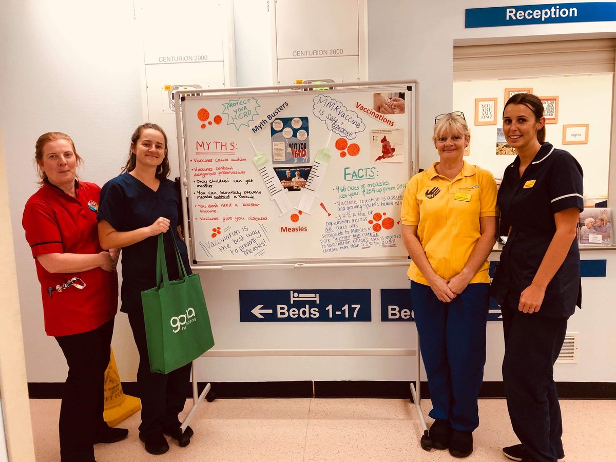 International Infection Prevention Week 2019, winners from Gate 31for our Vaccine Awareness Week Boards!
#IIPW2019 #VaccinesWork
 #patientsafety #Marvellousmedicine
#NBTProud