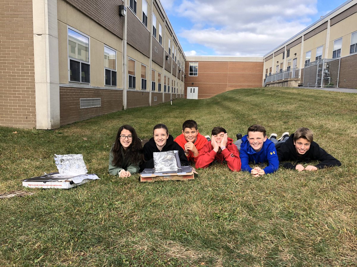 Made solar ovens to apply our knowledge about energy transfer!  #vikingvisions #northleymiddleschool #nmsscience #energytransfer #stem