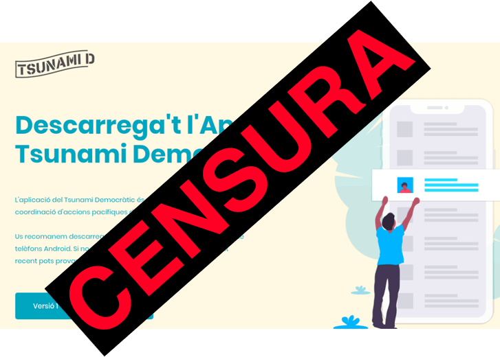 EXarxaOberta's tweet photo. Condenamos enérgicamente la censura que está aplicando El Gobierno Español a Internet. #CensuraInternet #TsunamiDemocràtic. Desde la @EXarxaOberta exigimos que los operadores de Internet garanticen el acceso libre y neutral a la Red + info @VilaWeb https://t.co/xaUkGZG2T2 https://t.co/nmZ5cLavgz