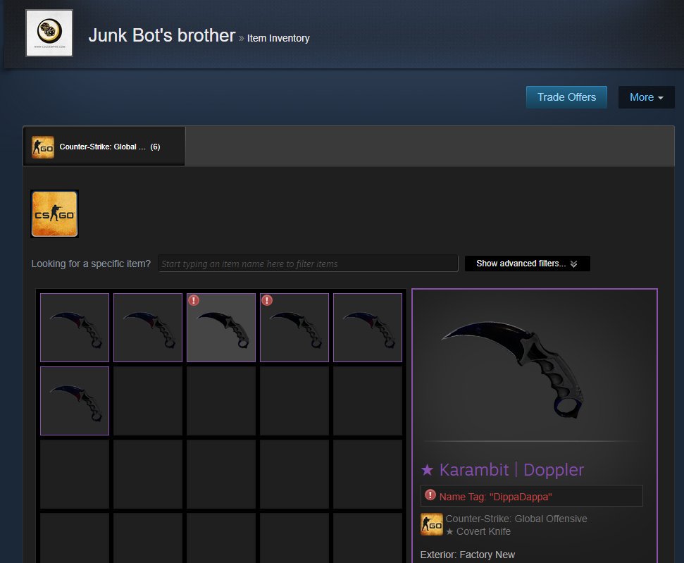 Yep, 6 Karambit dopplers.

Picking 6 winners over the weekend, RT to enter