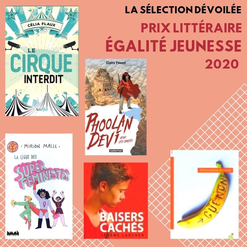 CharteAuteurs's tweet photo. 1/2 La sélection du Prix littéraire Egalité Jeunesse lancé par la Charte et par la ville de @CherbourgEnCot vient d’être dévoilée. @GuillaumeNail @ohhmarion @femmesdslaville
https://t.co/kv6phXB808 https://t.co/UXxv8Nljha