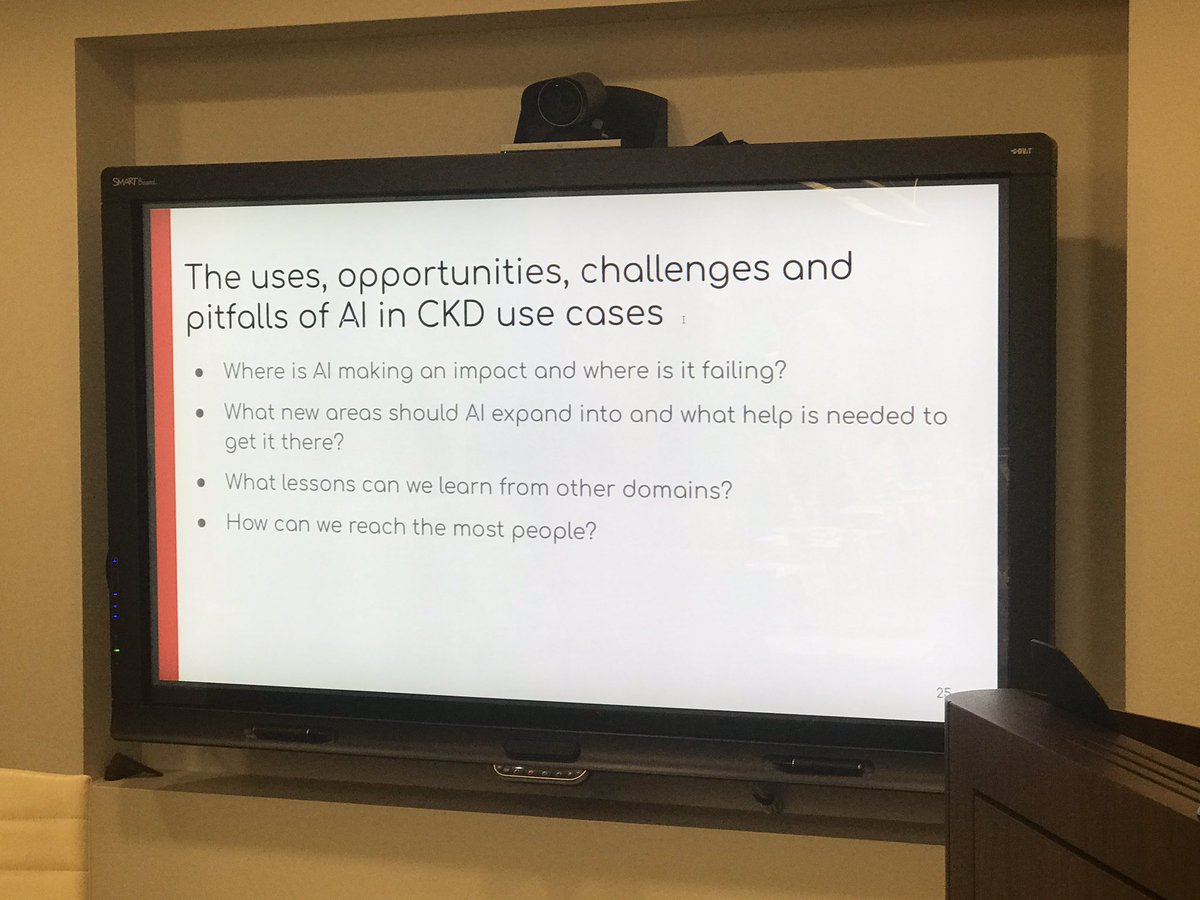 pulse_data's tweet image. Kicking off Topic 2 at AI round table @rogosin pitfalls of AI application in CKD use cases #aiforkidneys @pulse_data