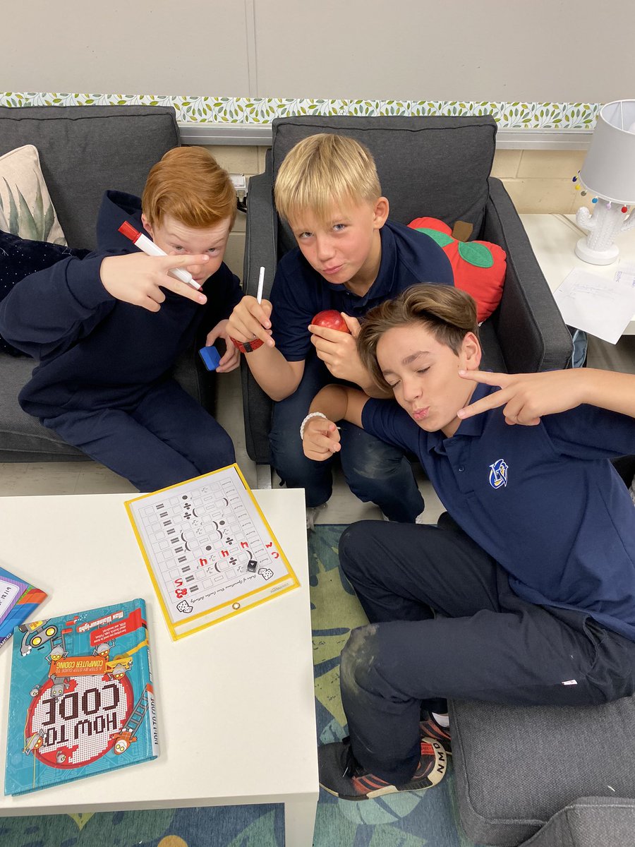 Mr_MCallaghan's tweet photo. We are playing an order of operations math game this morning! #FridayMath #gamification @OLVMWolverines https://t.co/LauzaqwbRv