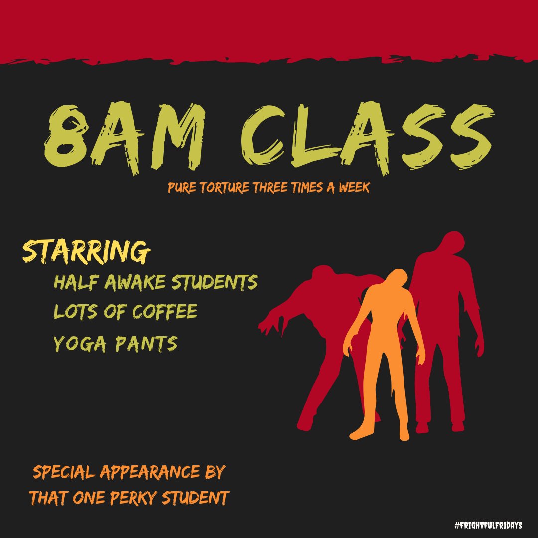 Here's today's #FreakyFriday horror film of #collegelife #Screagles