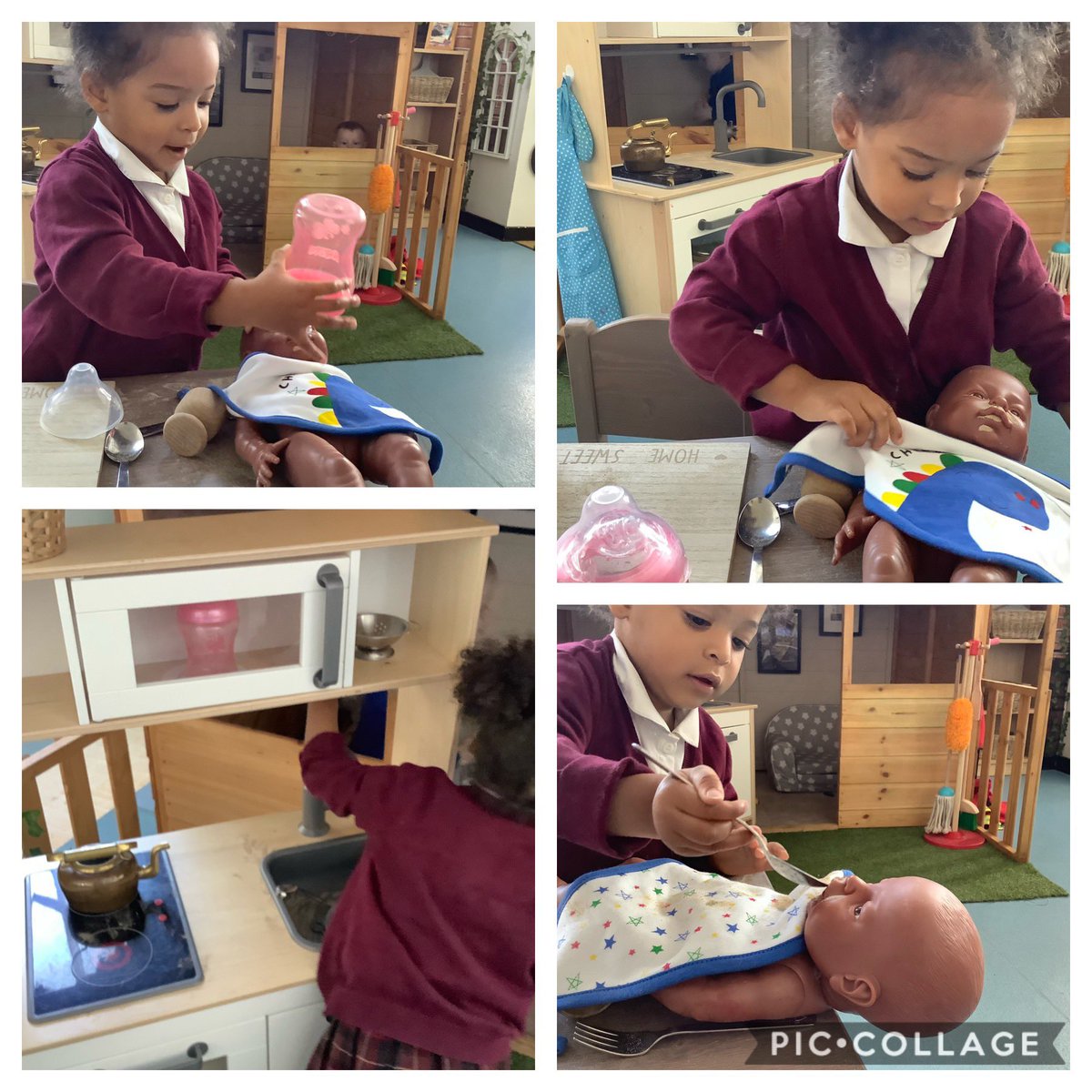 anfieldroadeyfs's tweet photo. Someone has definitely been watching their grown ups at home! #caring #independent #Babybugs #itsfunbeing2 https://t.co/dREcpIyZrR